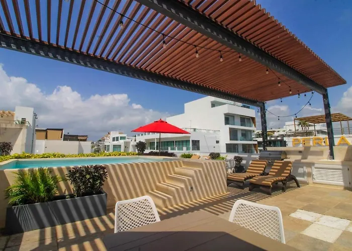Apartamento Stylish With Rooftop Pool